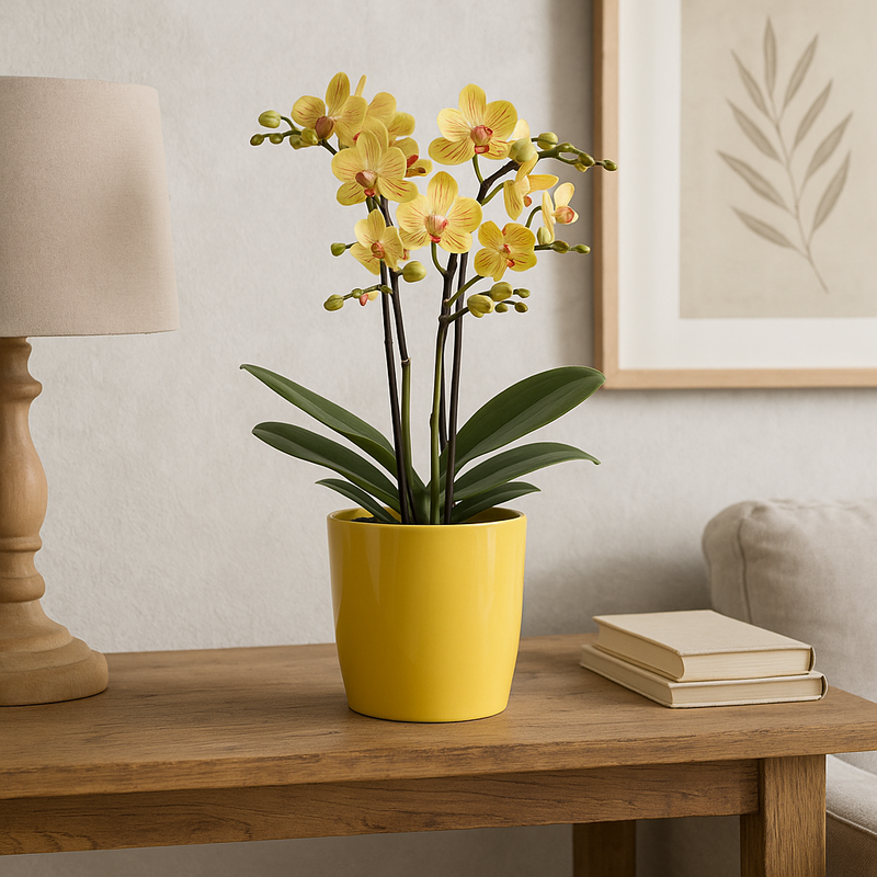 Kolibri Orchids met Fish sierpot